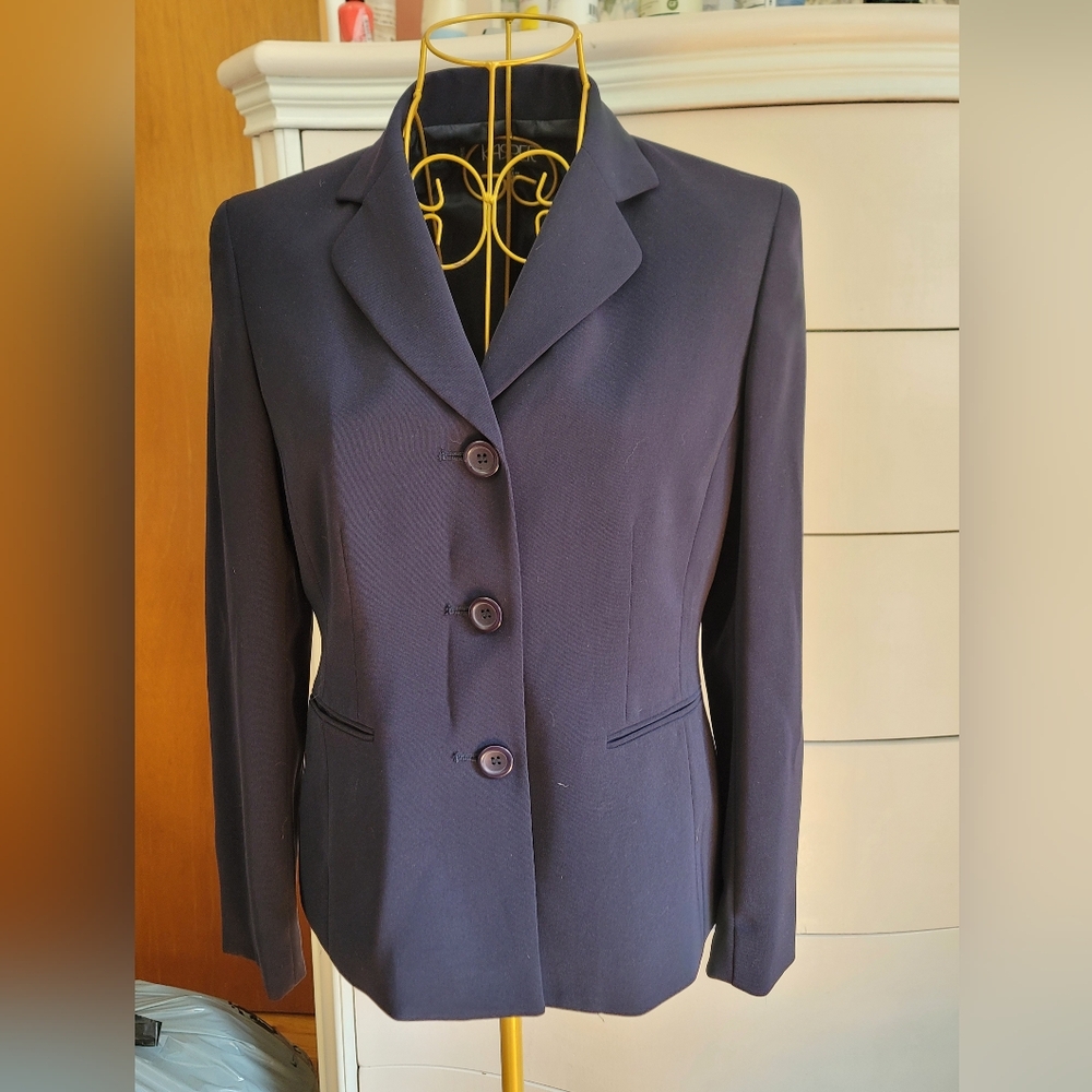 Kasper Navy Blue Classic Tailored Blazer
